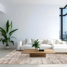 mazovia Teppich Beige, Ecru, Textil, Abstrakt Rechteckig, 160x230 cm, Oeko-Tex® Standard 100, Teppiche - Böden, Teppiche