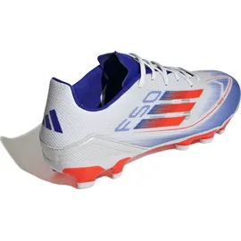adidas F50 League MG Herren Cloud White/solar red/Lucid Blue 46