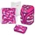 herlitz Motion Plus 4-tlg. pink cubes mit Turnbeutel