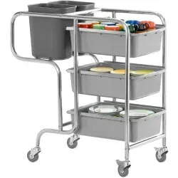 SARO Abräumwagen CLAIRE 399-1040 , Maße (L x B X H): 580 x 1060 x 910 mm