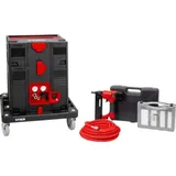 STIER Systainer-Kompressor-Set inkl. Systainer II T-Loc, Rollbrett + Druckluftnagler 6-teilig