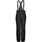 KILLTEC Jungen Skihose/Funktionshose mit abnehmbarem Latz, Kantenschutz und Schneefang KSW 214 BYS SKI PNTS, schwarz, 128, 43651-000