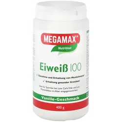 MEGAMAX Eiweiß 100  VANILLE 400 g