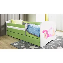 raumhirsch furniture Kinderbett Raumhirsch 80 x 180 cm Holzwerkstoff grün