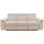 PLACES OF STYLE »Pareli 229cm, manuelle u. elektr. Relaxfunktion in 2 Sitzen«, USB, KT-Verstellung, LED Beleuchtung, in Echtleder, Kunstleder, Web