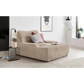 DOMO collection Loveseat Cesena Bezugstoff: Wellenunterfederung, Polyätherschaum 122 x 81 x 151 cm Beige