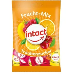 INTACT Traubenzucker Beutel Frucht-Mix 75 g