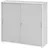 B.M. Bümö Aktenschrank 120 x 110 x 40 cm grau/weiß