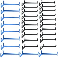 ZAHD 30 Stück Obstbäume Aststützen Astspreizer für Obstbäume Astspreizer aus Kunststoff Obstzweigspreizer Druckfester Kunststoff Mit Hoher für Wachstumswerkzeug Stark Spreizende (Blau, schwarz)