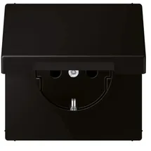 Jung Schuko-Steckdose Schwarz 1 St.