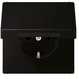 Jung Schuko-Steckdose Schwarz 1 St.