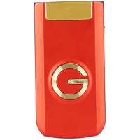 G9000 2G Klapphandy für Senioren, Entsperrtes GSM Handy mit Großer Taste, Lautem Ton, Dual SIM, Blendender Lichteffekt (Rot)