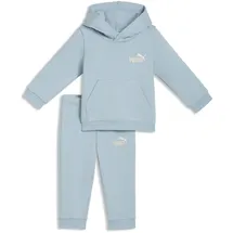 Puma "Minicats LOUNGEWEAR SET TR INF", Jungen, Gr. 62, seafoam, Sweatware, Obermaterial: 68% Baumwolle, 32% Polyester. bedruckt, regular fit, Sportanzüge Trainingsanzug, mit Kapuze