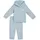 Puma "Minicats LOUNGEWEAR SET TR INF", Jungen, Gr. 62, seafoam, Sweatware, Obermaterial: 68% Baumwolle, 32% Polyester. bedruckt, regular fit, Sportanzüge Trainingsanzug, mit Kapuze