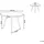 Beliani Couchtisch, dunkler Holzfarbton/gold 61 cm Ramona