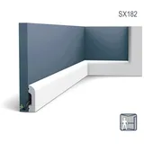 Orac Eckleiste Duropolymer SX182 Axxent CASCADE Sockelleiste Wandleiste Zierleiste 2 m