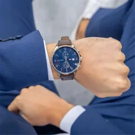 Tommy Hilfiger West Leder 44 mm 1791712