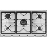 SMEG SRV596O, UNIVERSAL-Gaskochfeld, Stainless steel