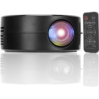 Mini-Projektor 1080P Full HD, Videoprojektor, Mini-LED-Projektor, Tragbarer Projektor, Multifunktions-TFT-LCD-Telefon, Gleiche Bildschirmfunktion, Heimkino-Filmprojektor