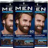 Men Perfect Schwarzkopf Men Perfect Bart-Coloration 60 Natur Braun Stufe 2 (30 ml), Bartfärbemittel zum Kaschieren grauer Haare für ein natürlich aussehendes Ergebnis, schnelle Anwendung