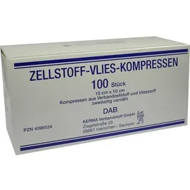KERMA Verbandstoff GmbH Zellstoff Vlies Kompressen 10 x 10 cm 100 St.