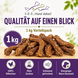 123... hund dabei! Hähnchen-Hälse 1 kg