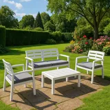 Dmora Dgyas Loungeset weiß