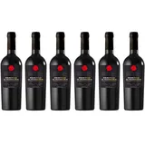 Carlo Scala Primitivo di Manduria DOC / Trockener Rotwein aus Apulien (6 x 0.75 l)