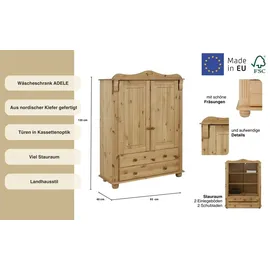 OTTO home Adele Wäscheschrank 93 x 40 x 135 cm Beige