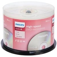 Philips DVD-R 4,7 GB 16x 50 St.