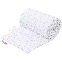 babybay Nestchen Maxi, Comfort, Boxspring Stoff Perlgrau