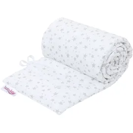 babybay Nestchen Maxi, Comfort, Boxspring Stoff Perlgrau