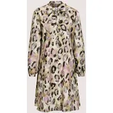 Madeleine Midikleid Animal-Print Schwarz 36