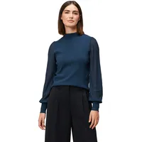 Zero Strickpullover mit transparenten Ärmeln 38