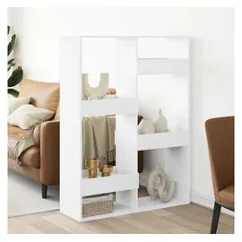 vidaXL Bücherregal Raumteiler 100 x 33 x 135 cm Weiß