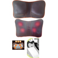 GMMH Infrarot Massagegerät für Schultern und Nacken für Auto und Zuhause Shiatsu Massage Kissen Verspannungen Rücken