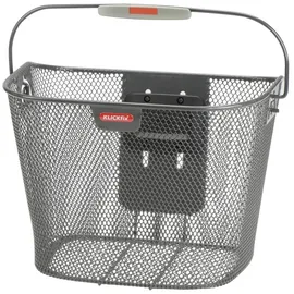 KLICKfix Fahrradkorb Uni grau