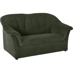 2-Sitzer DOMO COLLECTION "Pegnitz", grün, B:155cm H:82cm T:82cm, 100% Polyester, Sofas