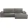 OTTO home Eckcouch Cord 2-Sitzer Grau