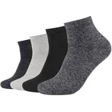 s.Oliver Quarter Socken 4 Paare Schwarz 39-42