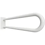 Brillantbad BELP Stützgriff in U-Form Eisen Weiß mit Abdeckung 103x253x829 mm, 120 kg Traglast für Bad & WC >> zum Bohren