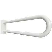 Brillantbad BELP Stützgriff in U-Form Eisen Weiß mit Abdeckung 103x253x829 mm, 120 kg Traglast für Bad & WC >> zum Bohren