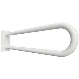 Brillantbad BELP Stützgriff in U-Form Eisen Weiß mit Abdeckung 103x253x829 mm, 120 kg Traglast für Bad & WC >> zum Bohren