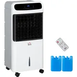 Homcom 81 cm Standventilator Weiß
