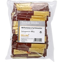 Hellma Zucker Sticks 100 Portionen x 4g (400g)