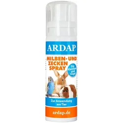 ARDAP® Milben- und Zeckenspray 100ml - für Kleintiere & Vögel