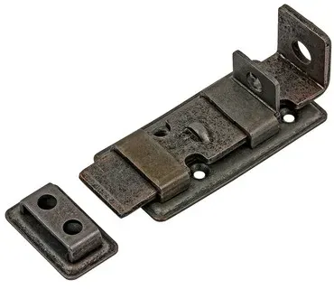 Sicherheitsriegel 120X48 brüniert