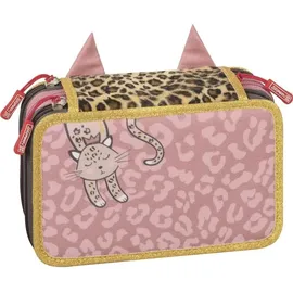 Brunnen 1049121942 Federmäppchen Sweet Wild Cat