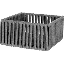 Schöner Wohnen Badkorb Zovo M 20 x 20 x 20 cm grau