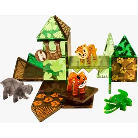 Magna-Tiles Dschungeltiere Bausatz 25-tlg.
